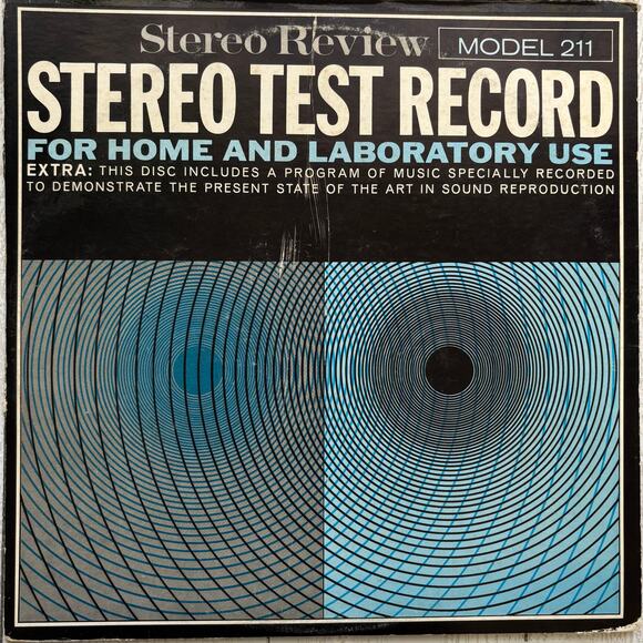 Vintage 1963 Stereo Review Model 211 Stereo Test Record Vinyl Album - Picture 1 of 12